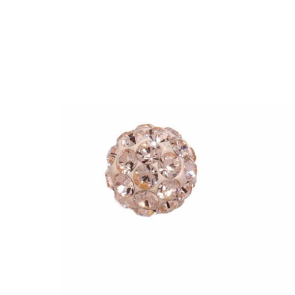 new ♛ Swarovski Crystal ♛ Pavé Studs ♛ Champagne ♛ - Picture 2 of 10